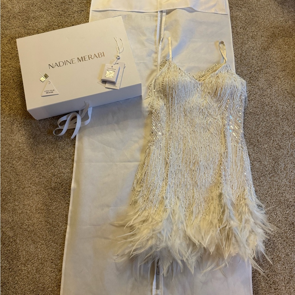 Nadine Merabi Lotti White Dress